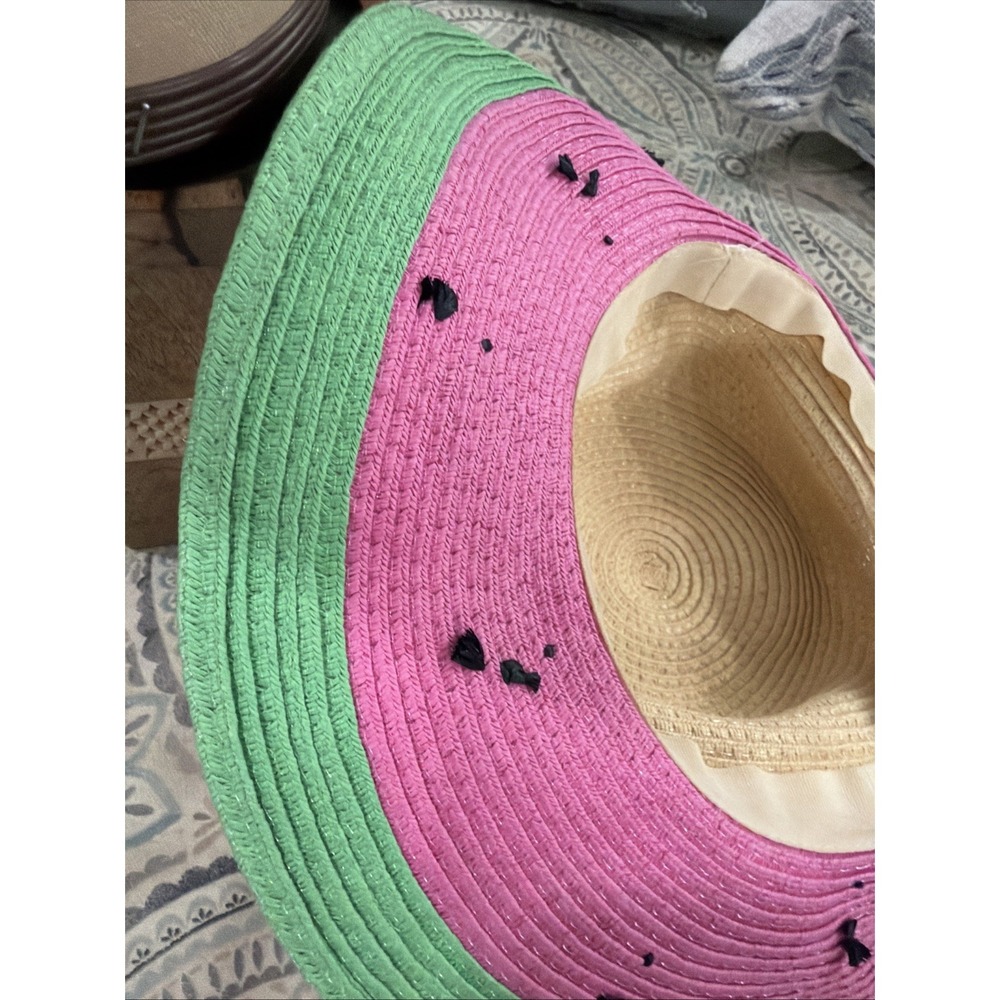 Watermelon Sun Hat Small Girl Child Straw Headband - Picture 13 of 13